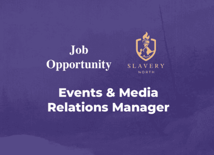 graphic with the text: job opportunity, events and media relations manager